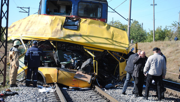 Súlyos vasúti baleset Ukrajnában  
