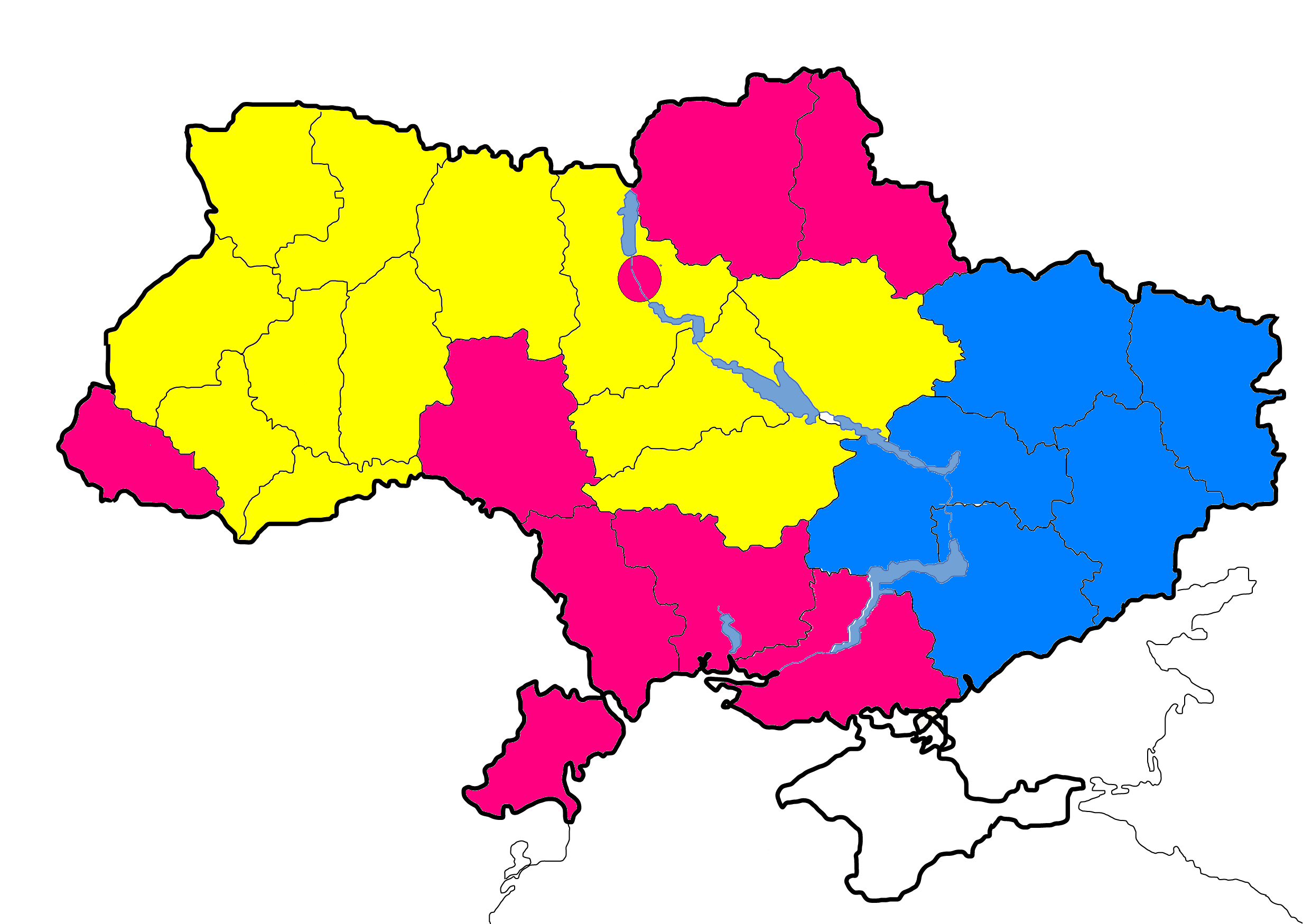 Az ukrajnai választás eredményei