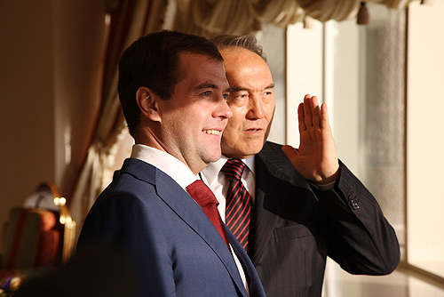 Orosz-kazah elnöki találkozó