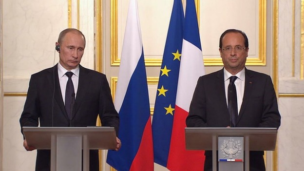 Hollande: Putyin szívesen látott vendég 