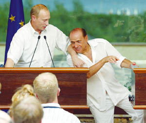 Berlusconi Moszkvában 