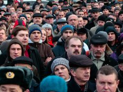 Tüntetés Kalinyingrád megyében