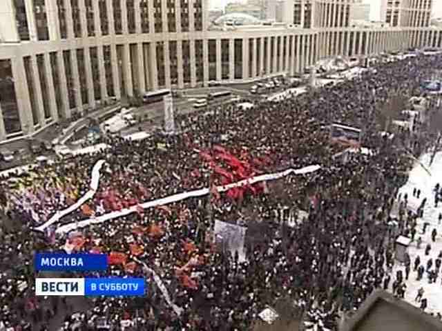 Főként liberálisok tüntetnek Putyin ellen