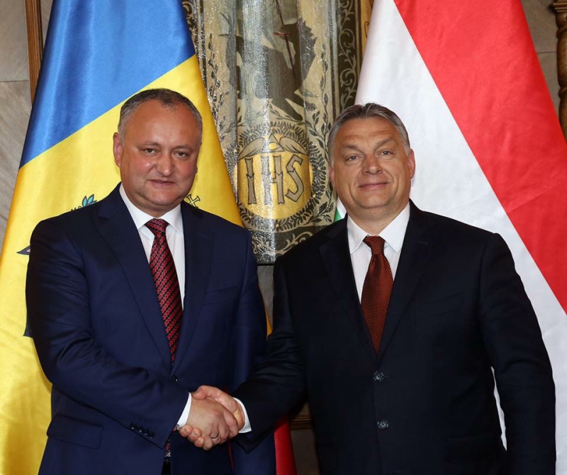 Budapesten járt Moldova elnöke
