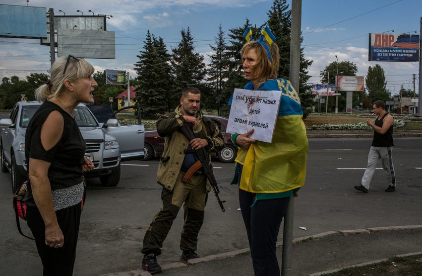 Orosz katonákat fogtak Ukrajnában 
