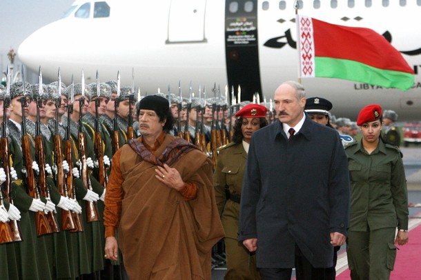 Beloruszok Kadhafi oldalán 