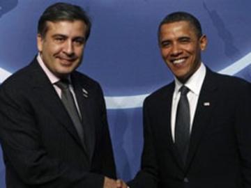 Obama-Szaakasvili találkozó Lisszabonban 