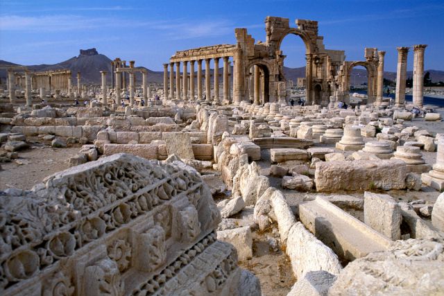 Az Ermitázs Palmüra rekonstrukciójában 