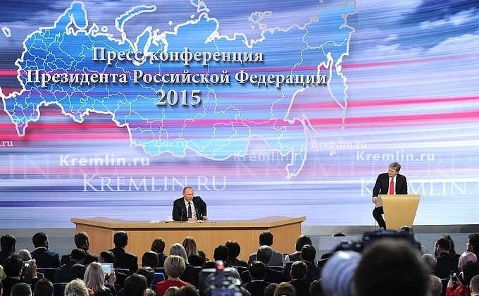 Putyin sajtókonferenciája
