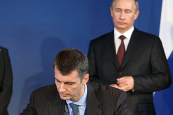 Putyin: Prohorov tagja lehet a kormánynak