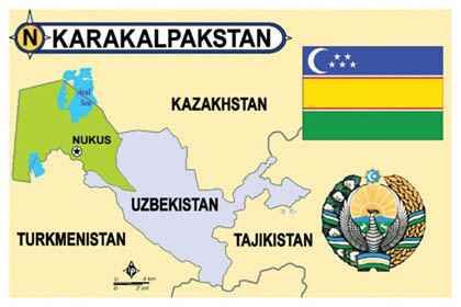Karakalpakok Közép-Ázsiában 