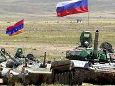 Orosz erősítés Örményországban 