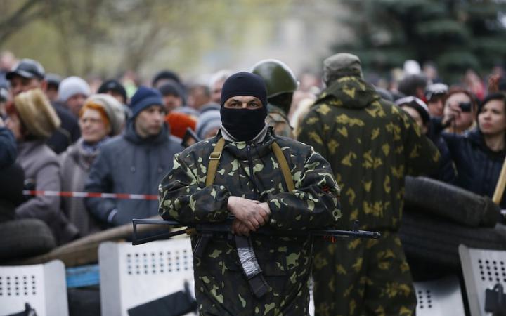 Fegyvereket zsákmányoltak Luganszkban 