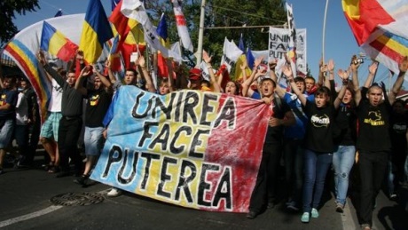 Románbarát tüntetés Kisinyovban 